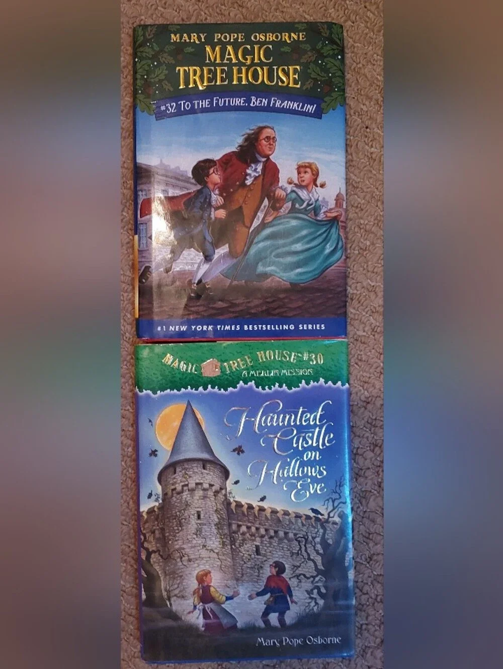 Magic Tree House Haunted Castle on Hallows Eve To the Future Ben Franklin 30 32